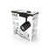 Lamp track Gauss cylinder, 1x32W Led, 4000k, 2940lm, white color