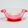 Feeding set: a bowl on the suction cup 340 ml., With a lid, a thermal engine, red-beige color