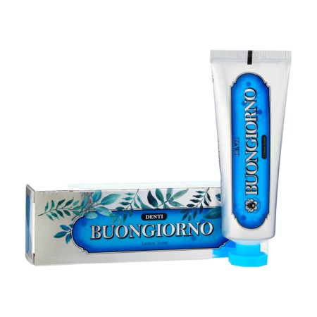 Buongiorno toothpaste "Sicilian lemon with eucalyptus" against dental plaque