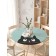 Tables on the table “Cat in love”, round, oxford, elastic band, size 140x140 cm, diameter 105-120 cm