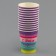 A set of paper utensils "Happy Birthday" strip 12 plates, 12 glasses