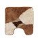 A set of bathroom mats "Deborah", 2 pcs: 50 x 80 cm, 55 x 55 cm