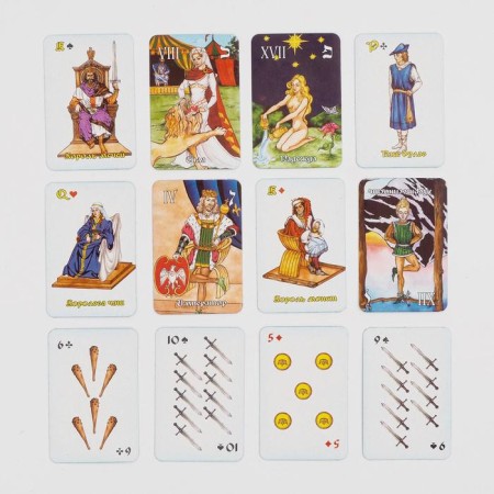 Gadal cards "Tarot", 78 cards, 5 x 7.5 cm, with instructions-1
