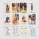 Gadal cards "Tarot", 78 cards, 5 x 7.5 cm, with instructions