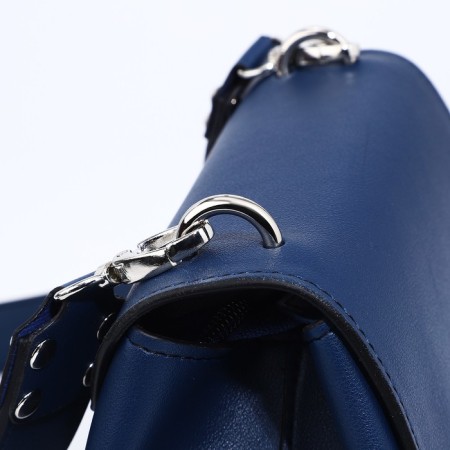 L-Craft bag bag on magnets, external pocket, blue color-3
