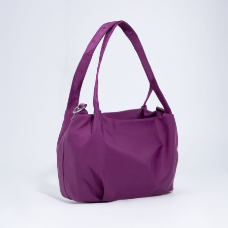Lugus bag with a zipper, purple color-2