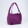 Lugus bag with a zipper, purple color
