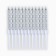 Candles for the cake, silver, 12 pcs.