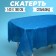 The single tablecloth "Dark blue", Spanbond, 140 x 180 cm