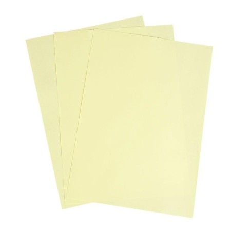 Color paper A4, 50 sheets of Calligrata pastel, yellow, 80 g/m²-2