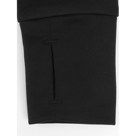 Longslit female Resport, on a zipper, p. 48, the color is black, basic, with a long sleeve-18