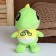 Soft toy "dinosaurus" in a jacket with a rainbow, 20 cm