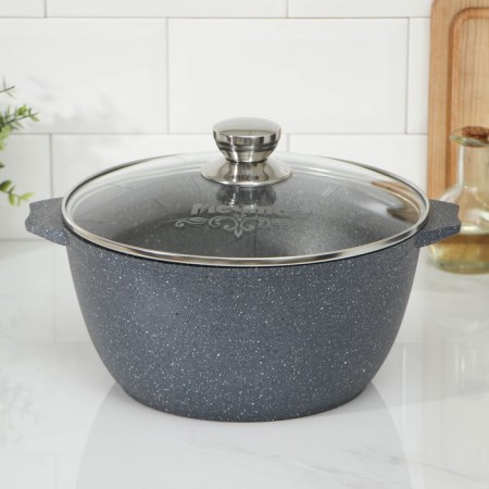 Set of dishes No. 1 granite, 3 objects: pan D = 26 cm, bucket 1.7 l, pot 5 l, covers, anti -stick coating-1