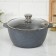 Set of dishes No. 1 granite, 3 objects: pan D = 26 cm, bucket 1.7 l, pot 5 l, covers, anti -stick coating