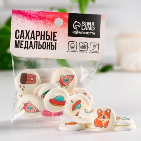 Sugar sprinkling with a mix of mix: “Adventures” for decor of cupcakes, cake, drinks, 20 g.-2