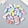 Beads for creativity plastic "Cylinders with the Sun" Color set 25 grams 1.7x1x1 cm
