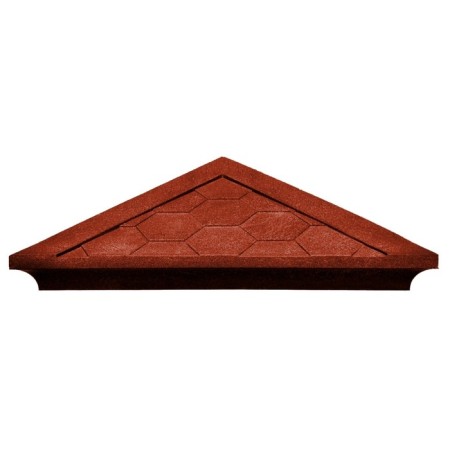 PPK cap to a column column, 2 × 2 bricks, 53.5 × 53.5 × 4.3 cm, terracotta, “flexible tile”-3