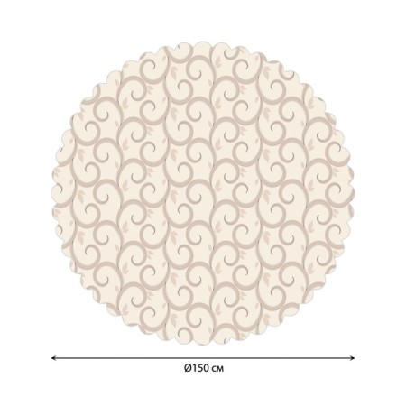 The tablecloth "Currents are ordinary", round, Saten, d = 150 cm-1