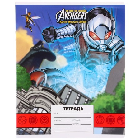 Notebook in a cage 24 sheets, 5 types of mix, cover coated paper, spider-man-12