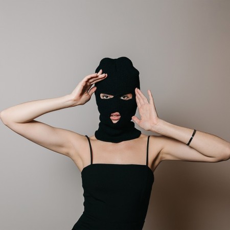 Balaclava, black color-1