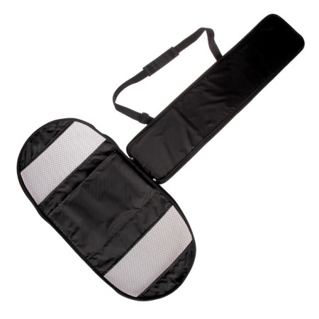 Bag - animal transport, semicircular, artificial leather, 40 x 20 x 27 cm, brown-5