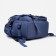 A backpack with a zipper, 3 outer pockets, blue color