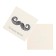Mini-postcard "Real man!" mustache, 7 x 7 cm