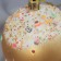 Christmas tree toys, New Year's balls, plastic, D-6 cm set, 6 pcs "New Year's delight" Gold