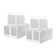 A set of boxes for shoes Skubb, white, 4 pcs.
