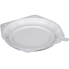 Container for T-226D cake, round, white color, size 23 x 23 x 2 cm