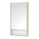 Aquaton “Scandy 45” mirror cabinet, white color, oak Verona 13 cm x 45 cm x 85 cm