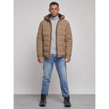 Sports male winter, size 52, brown color