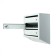 Mailing box multi -sectional, 3 sections, with the back wall, gray, Mix door