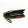 Women's wallet with lightning, green color