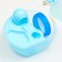 Carrier carrier carrier with a house, shelf, drinker, 29x23x23 cm, blue
