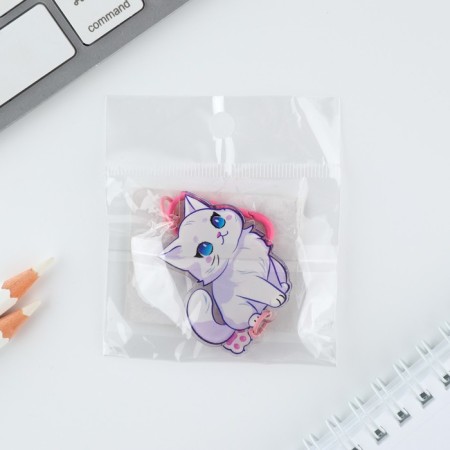 Key keychain children's "cat", 3.5 x 10 cm-4