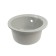 Kitchen carrier made of stone Marrbaxx Wendy Z4Q10, D = 435 mm, glossy, light gray