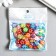 Beads for creativity plastic "Smiley" transparent bright set 20 g 0.5x1x1 cm