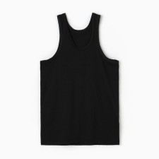 T -shirt male, black color, size 48