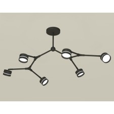 A set of suspended swivel with acrylic Ambrella Light, Traditional Diy, XB9056203, 6xgx53, Black Sand, White matte