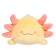 Soft toy "Axolotl", 20 cm, beige color