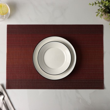 Serving napkin on the Tenzel table, 45.5 × 30 cm, burgundy color-4