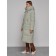 Coat insulated winter female, size 42, green color