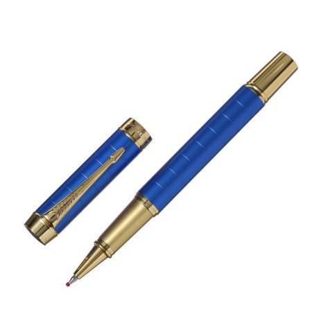 Gift Roller handle, in the leatherette case, the case is blue, gold-2