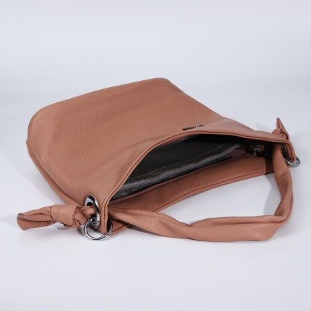 Luggage bag on lightning, 2 external pockets, pink color-6