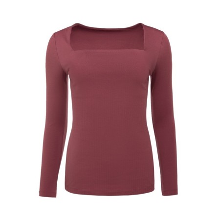 Women's longliva minku: Basic line burgundy color, river 42-5