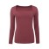 Women's longliva minku: Basic line burgundy color, river 42