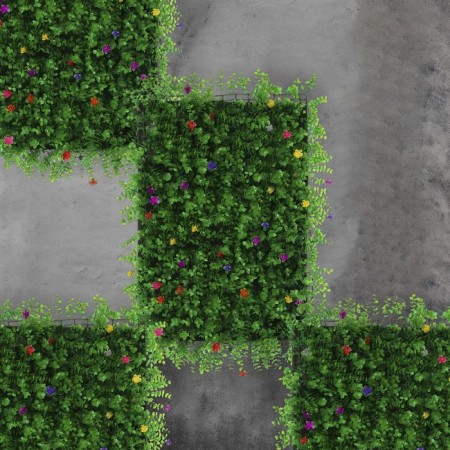 Decorative panel, 40 × 60 cm, “multi -flower”, mix, Greengo-16