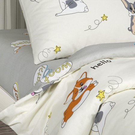 Bed linen 1.5sp artpostelka "Lucy" 143x215, 150x214, 70x70cm 2pcs-1