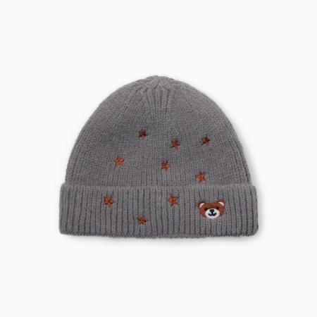 Children's hat minku, gray color, rr 46-48